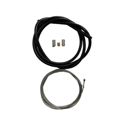 KIT CABLE ACELERADOR TRENZADO NEGRO