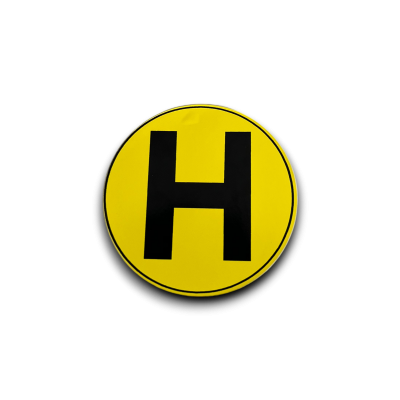 ANAGRAMA "H" VEHÍCULO HISTORICO 60MM