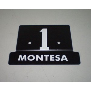 PLACA PORTA NUMEROS COTA 25 2